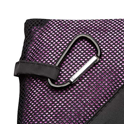 2-Pack Microfiber Towel - XXL Travel Quick Dry and Extra Soft Microfiber Towels, Lightweight and Compact for Gym, Swim Practice, Travel, Backpacking, Camping, RV, Beach, Camping - color: Purple Marle
