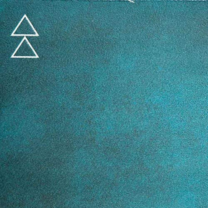 YOGA DESIGN LAB | The Combo Yoga Mat | 2-in-1 Mat+Towel | Eco Luxury | Ideal for Hot Yoga, Power, Bikram, Ashtanga, Sweat | Studio Quality | Includes Carrying Strap! - color: Aegean Green, size: 3.5mm