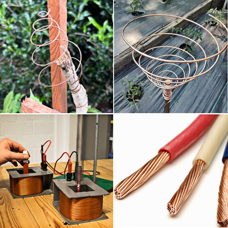 18 Gauge/1.0 mm 65 Feet 5 oz 99.9% Dead Soft Copper Wire for Electroculture Gardening, Jewelry Making, Beading, Science Projects, DIY Artwork - size: 18 Gauge/ 1.0 mm, style: 5 oz