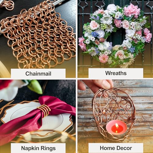 Mandala Crafts 12 Gauge Pastel Anodized Aluminum Craft Wire, 240 FT | Colored, Flexible, Bendable, for Bonsai, Armature, Sculpting, Wire Wrapping, Jewelry Making, Weather & Tarnish Resistant