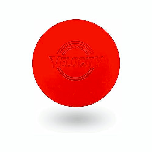 Velocity Lacrosse Balls - 9가지 색상 선택 가능, 1, 2, 3, 6, 18, 60, 120 (케이스) 팩 - color: 레드, size: 1 Ball, style: 연습용 공
