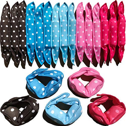 Aimin Hair Heatless Curlers, Soft Hair Curlers To Sleep In, Overnight Heatless Curls For Long Hair, No Heat Foam Curlers, Satin Sponge Rollers For Hair(40 pcs, neutral colour) … - color: neutral colour-40