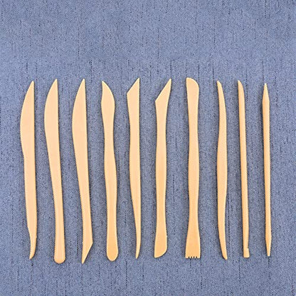 31pcs Polymer Clay Sculpting Tools Set, Air Dry Modeling Clay Roller Dotting Tool Kit Fondant Metal Cutters Silicone Embossing Pen Balls Stylus Rollin - color: 31 pcs