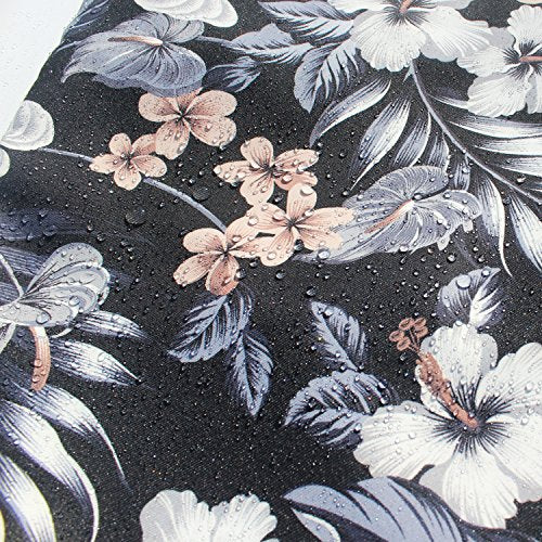 ESVAN Original Floral Water Resistant Large Tote Bag Shoulder Bag for Gym Beach Travel Daily Bags Upgraded - color: [G] Floral Leaf