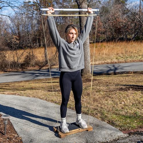 Serious Steel Fitness Non Latex (Latex Free Resistance Bands) Resistance Bands Exercise Bands | Use for Pull-Ups, At Home Workouts, Strength Training and Resistance Training(41" Sets) - color: #1 Khaki - (5-45 lbs)