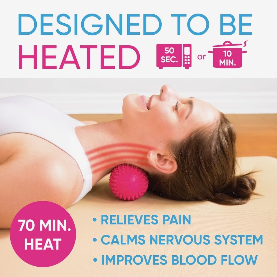 Dr. Cohen's acuProducts Heatable Deep Tissue Massager for Muscle Injury Recovery (acuBall Large - Pink) - color: Acuball Large - Pink