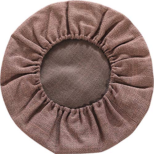 Round Floor Pillow Cover Tatami Floor Cushion Cover Straw Japanese Futon Cover Meditation Seating Ottoman Throw Protector for Living Room Indoor Outdoor Coffee,15.75 inches - color: Coffee, size: 15.75 inches