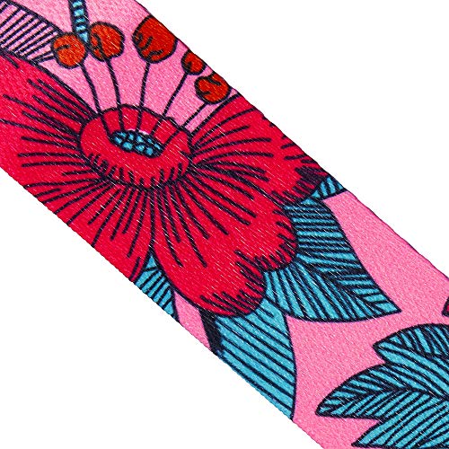 ZOOEASS Yoga Mat Strap, Adjustable Durable Yoga Mat Carrier & Stretching Strap, Multiple Color Choices - color: Flower, size: 5.9feet