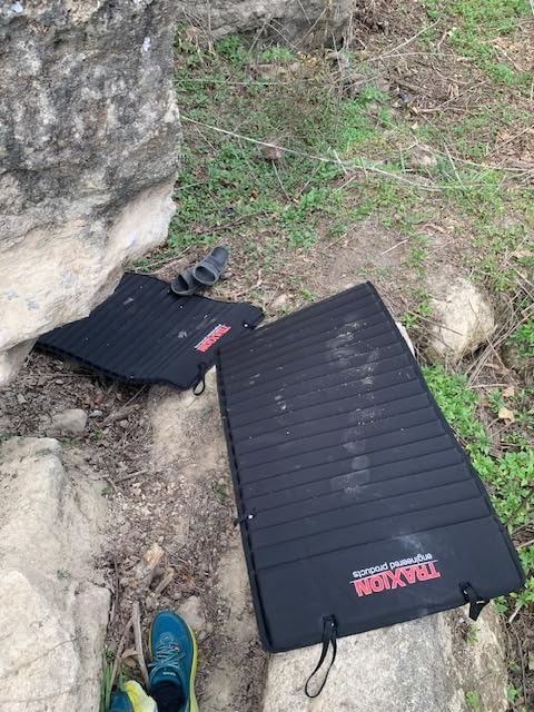 Traxion 1-500 VersaMat Roll-Up High Density Foam Utility Mat, Black - size: 46 3/4" x 25"