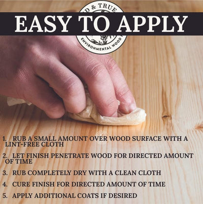 Tried & True Superior Varnish Oil Wood Finish & Sealer, 8 oz. | Natural Pine Resin & Linseed Oil, Ideal for Interior Furniture, Tables, Countertops, Food Safe, Scratch Resistant & Durable - size: 8 oz