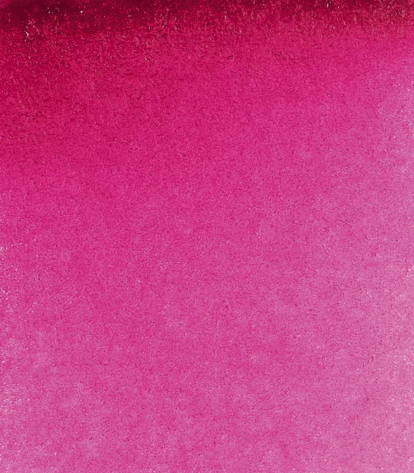 Schmincke - HORADAM® AQUARELL - Finest Artists' Watercolor Paints, 369 Chinacridon Magenta, 14 369 044, 1/2 pan - color: 369 Quinacridone Magenta
