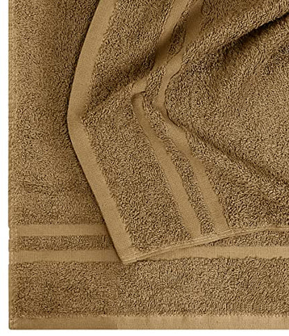 Utopia Towels Bleach Proof Salon Towels, Pack of 24, 16x27 in, Camel - color: Camel, size: 24 Pack