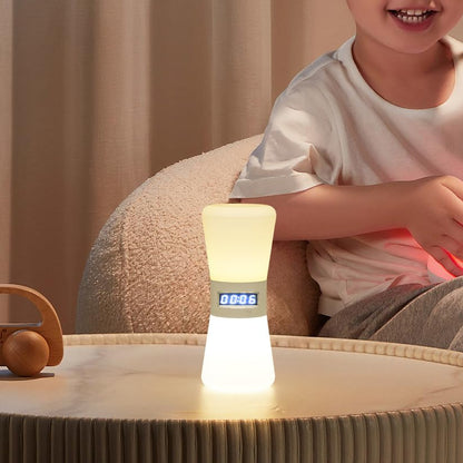 LED Visual Timer Sand Hourglass, Digital Countdown Clock with Flowing Light, Pomodoro and Productivity Timer for Kids, Focus, Study, Meditation