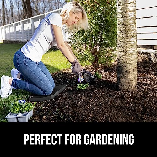 GORILLA GRIP® Extra Thick Foam Kneeling Pad for Gardening, 17.5x11 Black - color: Black