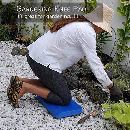Dimple Thick Kneeling Pad | Garden Pad for Gardening | Kneeling Pad for Work | Garden & Bathtub Kneeler for Baby Bath | Kneeling Mat for Exercise & Yoga (XL) 17.8 x 11, Thickest 1-½"(2 Pack, Blue) | Garden & Bathtub Kneeler for Baby Bath, Kneeling Mat for