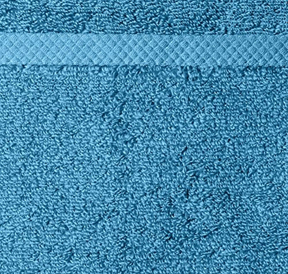 Amazon Basics 8-Pack Lightweight Quick-Dry Hand Towels, 100% Cotton, 28" x 16", Lake Blue - color: Lake Blue, size: Hand Towel, style: Hand Towel (Pack of 8)