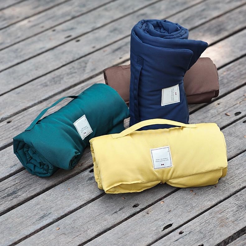 Lightly Padded Roll-Up Travel Dog Mat Settle & Place Training - color: Blue, size: Medium(37.4"x25.6")