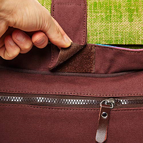 #DoYourYoga Full-Zip Extra Large Yoga Mat Tote Bag with Multi-Functional Storage Pockets for Sports Gym Pilates »Vimalaa« - color: WhiteElephant