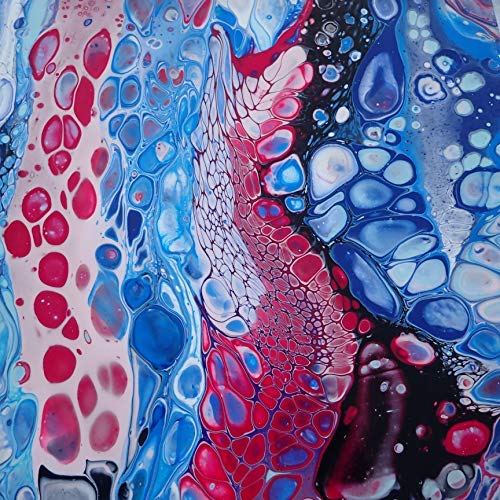Dimethicone Acrylic Silicone Oil for Pouring, 4 Ounces, 1000cSt, for Artists - Non-Toxic, 100% Pure Liquid Oils to Create Cells in Paintings - Professional Fluid Art Supplies