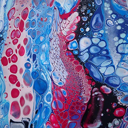 Dimethicone Acrylic Silicone Oil for Pouring, 4 Ounces, 1000cSt, for Artists - Non-Toxic, 100% Pure Liquid Oils to Create Cells in Paintings - Professional Fluid Art Supplies