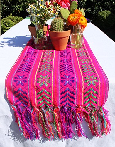 Del Mex Mexican Rebozo Shawl Blanket Doula - color: Pink, size: Regular (6 ft x 2.5 ft)