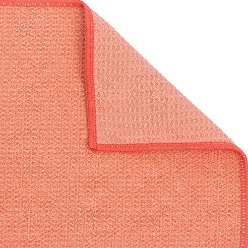 Shandali Hot Yoga Towel - Mat-Sized, Microfiber, Super Absorbent, Anti-Slip, Injury Free, 24" x 72" - Best Bikram Yoga Towel - Exercise, Fitness, Pilates Gear - color: Lotus Pink
