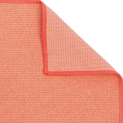 Shandali Hot Yoga Towel - Mat-Sized, Microfiber, Super Absorbent, Anti-Slip, Injury Free, 24" x 72" - Best Bikram Yoga Towel - Exercise, Fitness, Pilates Gear - color: Lotus Pink