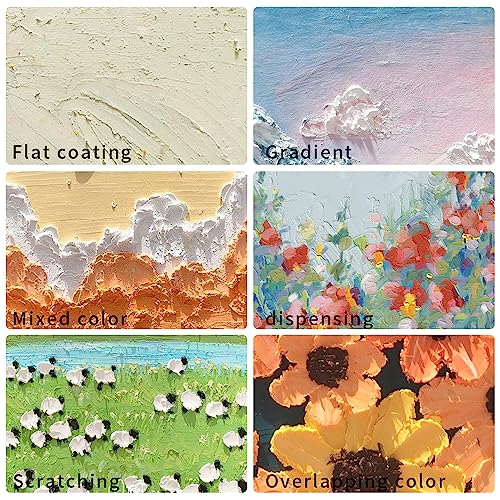 Mifuner Soft Oil Pastels Set (12 Sticks), Single Colors Heavy Oil Pastels Vibrant and Creamy,Pastel Art Supplies for Artists,Gallery Oil Painting Stick,Beginners,Adult Art Drawing Black - color: Pastel-12pcs Black