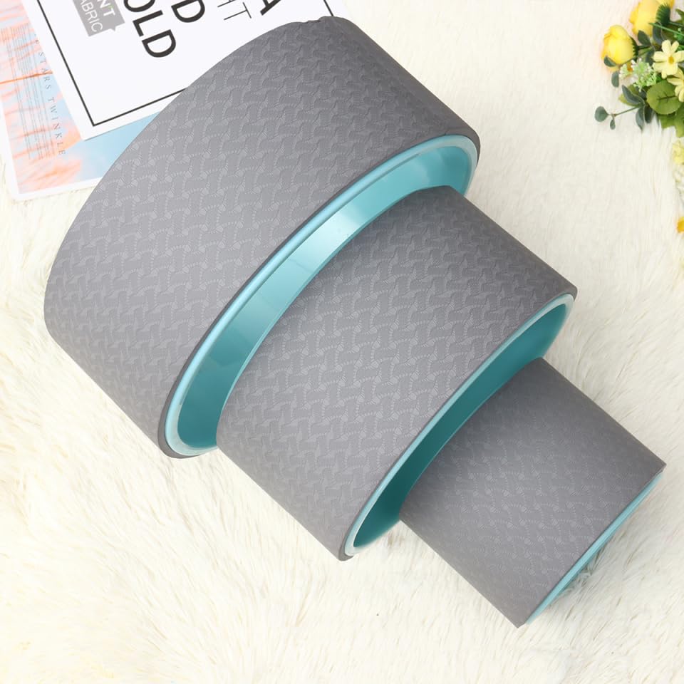 exercise roller yoga circle sweat suit improving backbends wheel yoga prop roller Yoga wheel backbend artifact fitness roller set massage wheel scroll wheel Support wheel sports