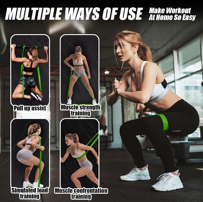 5PCS Resistance Bands for Working Out, Pull Up Assistance Bands Set - color: 5개.
