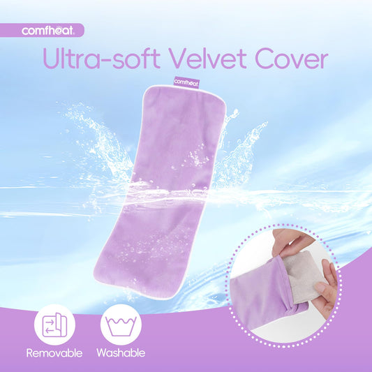 Lavender Weighted Eye Pillow for Yoga, Relaxation - color: Purple (Lavender Scent)