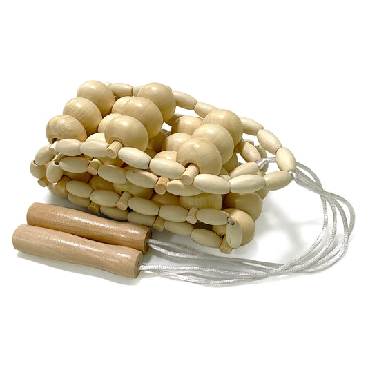 2 in 1 Wood Therapy Massage Tools, Massage Stick+ Back Massager Roller Rope - style: Back Massager+Massage Stick