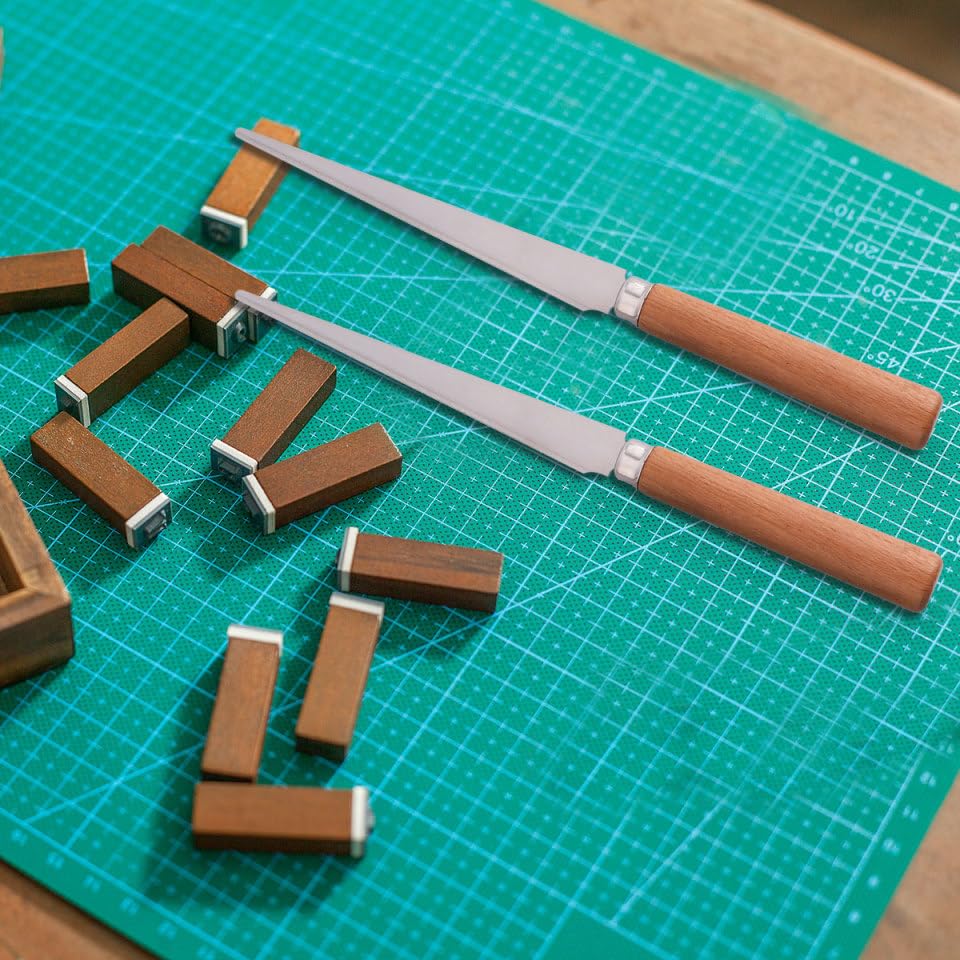 Fettling Sculpture Carpenter for Polymer Smoothing: 10pcs Wood Handles Steel Tool Shaping with Art Blade Ceramic Wooden Handle Sculpting Pottery Clay Sculpting DIY Craft