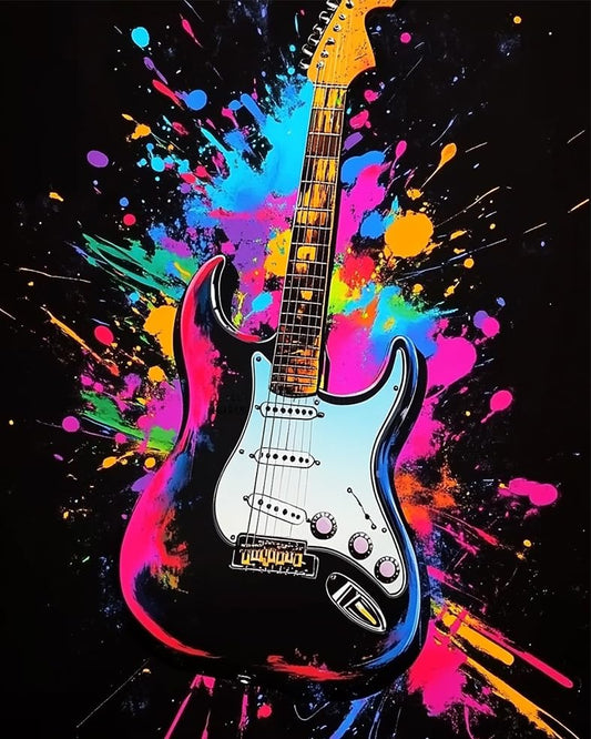 Fashion Street Art Painting Paint by Number Kits 16 x 20 inch Canvas Graffiti Bass Painting Decoration DIY Painting for Adults Beginners Paint by Numbers for Home Decor(with Frame) - color: Artwork 11, size: 16''x20''(DIY frame)