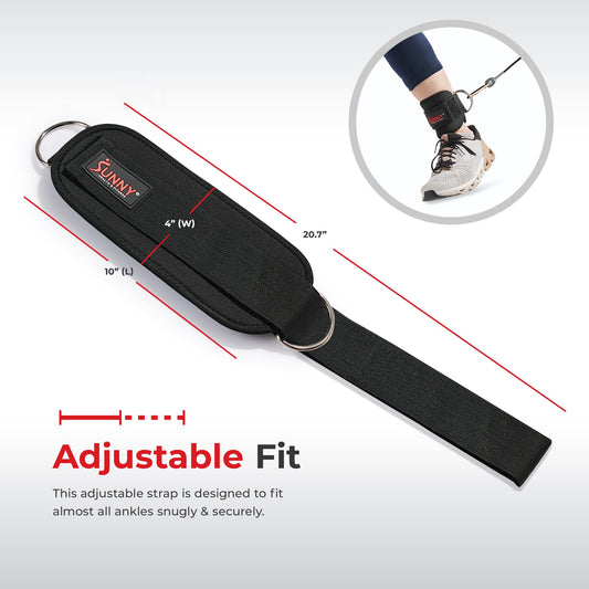 Sunny Health & Fitness Resistance Band Set/Ankle Strap for Home Gym - style: NO. 091